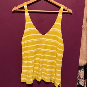 Tank top with a v neck